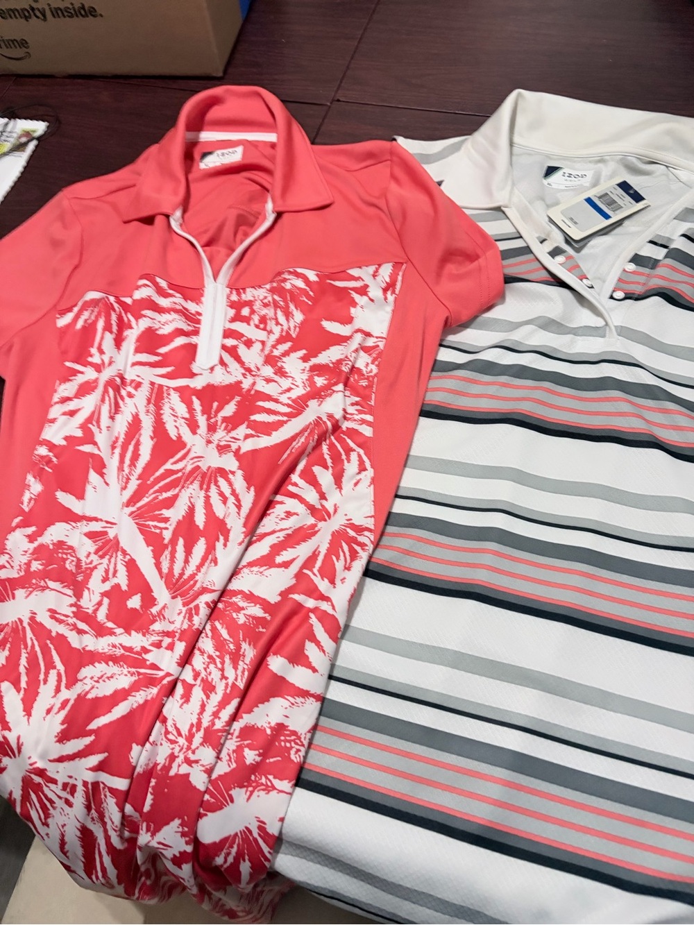 Izod Coral Performance Golf Polo